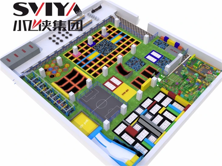 Sviya Amusement Custom Indoor Sports Trampoline Park