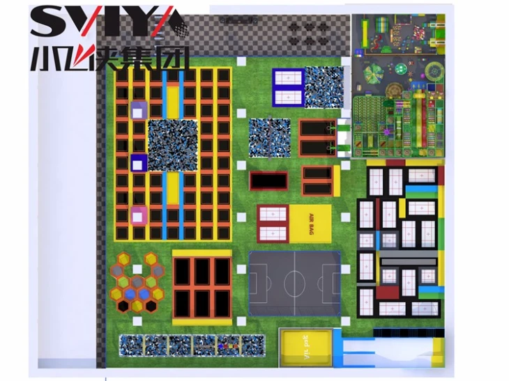 Sviya Amusement Custom Indoor Sports Trampoline Park
